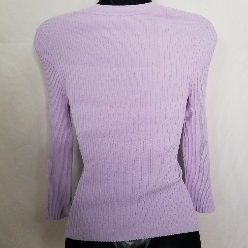 ALC Brandon Ribbed Top lavendar  Size small - Picture 9 of 13